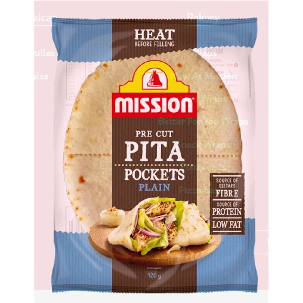 Pita Pocket Plain (12 x 4pc)