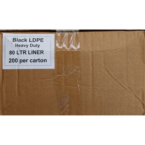 Bin Liners Extra Heavy Duty 82L