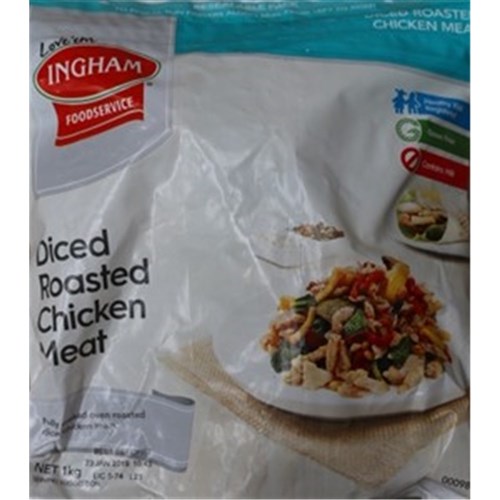 Diced Roasted Chicken Meat