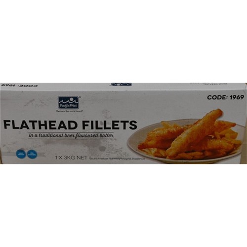 Beer Battered Flathead Fillets 50g