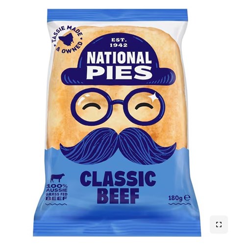 National Beef Pie (16x180g)