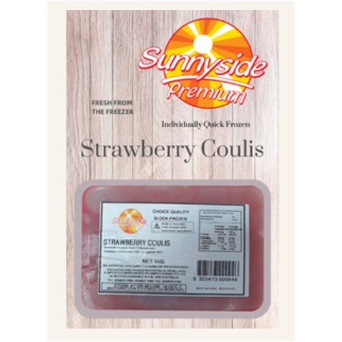 Strawberry Coulis 1kg Tub