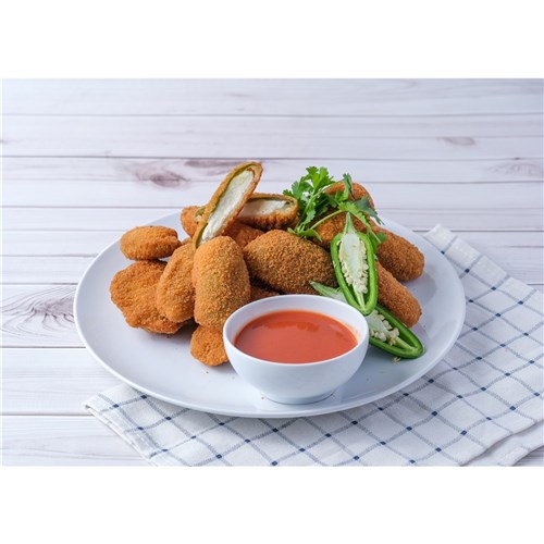 Cream Cheese Jalapeno 1kg (6) (Poppers)