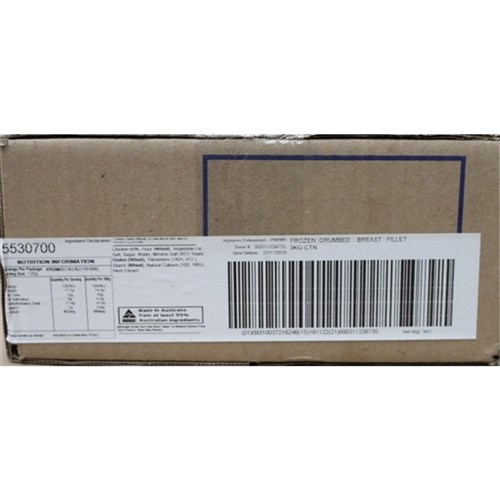 Breast Crumb Fillet  Carton