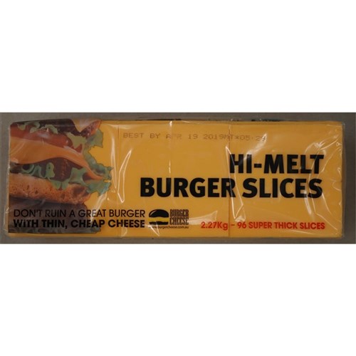 Hi Melt Burger Slices 96pcs 