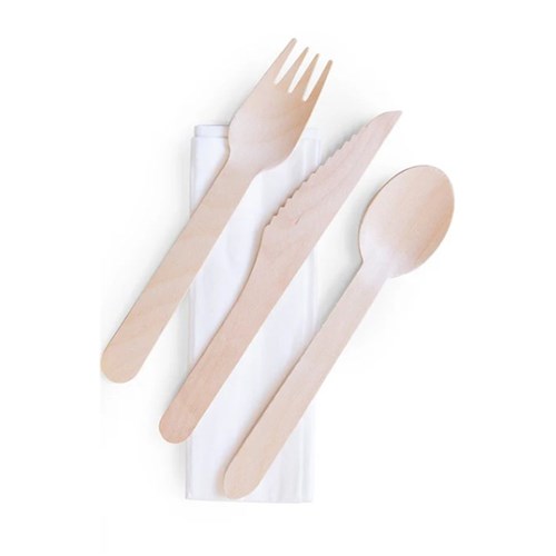 Wooden Combo Cutlery 400pcs