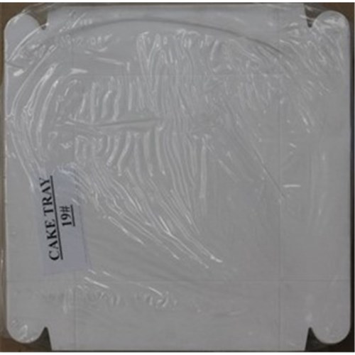 Cake Tray 19 Double White
