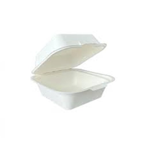 Burger Box 6" Sugar Cane 500pcs