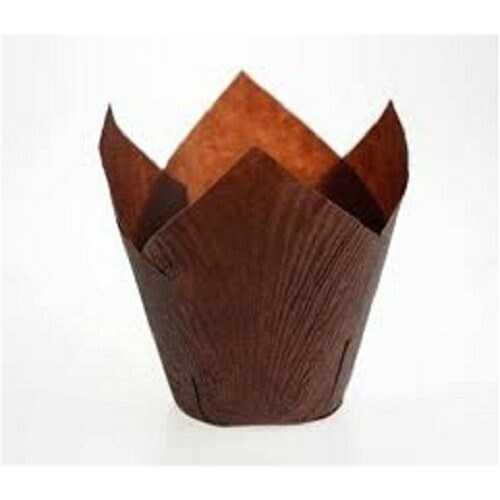 Muffin Cups P60 Tulip (Choc) 200pcs