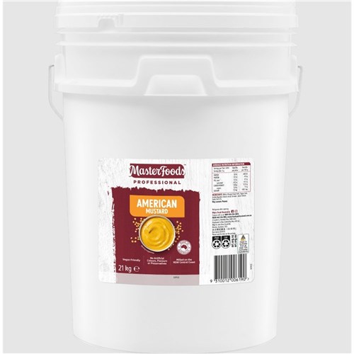 American Mustard 21kg Bulk Bucket