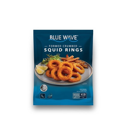 Formed Crumbed Squid Rings 1kg (5)