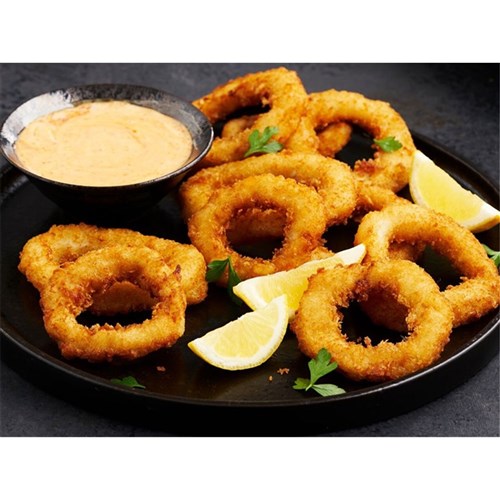 Panko Crumbed Squid Rings 1kg (5)