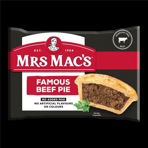 Famous Beef Pie 24x175g (Halal)