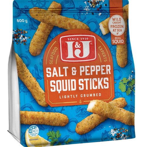 Squid Sticks Salt & Pepper 1kg