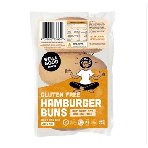 Gluten Free Hamburger Bun Pack 24pcs