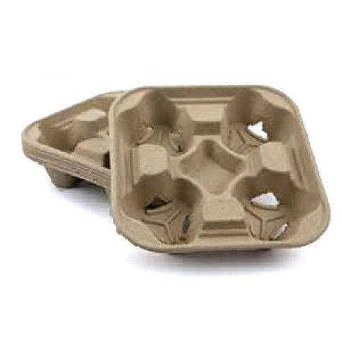 Moulded Fibre 4 Cup Carry Tray 300pcs