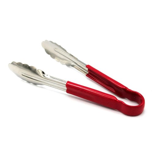 Food Tongs 9" Red Colour 230mm
