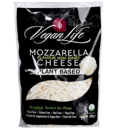 Vegan Cheese Mozzarella Shredded Non Diary 1kg