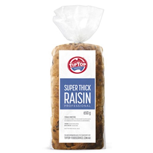 Super Thick Raisin Slice Bread  6 x 650g (9327)