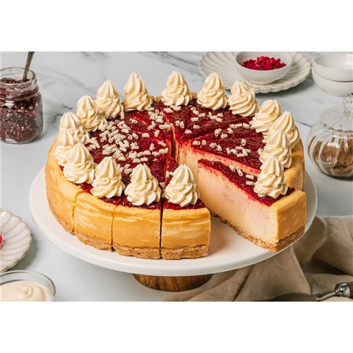 Raspberry New York C/Cake (16 Cut)