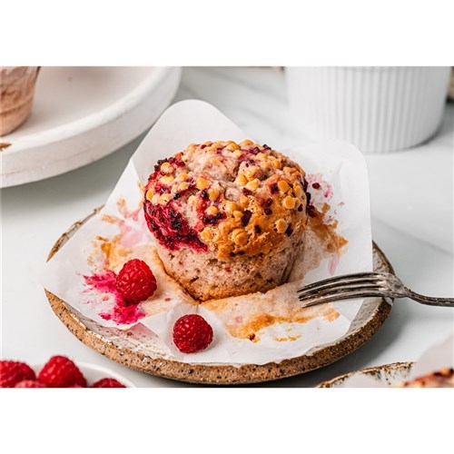 Raspberry & White Chocolate Muffin (6pcs)