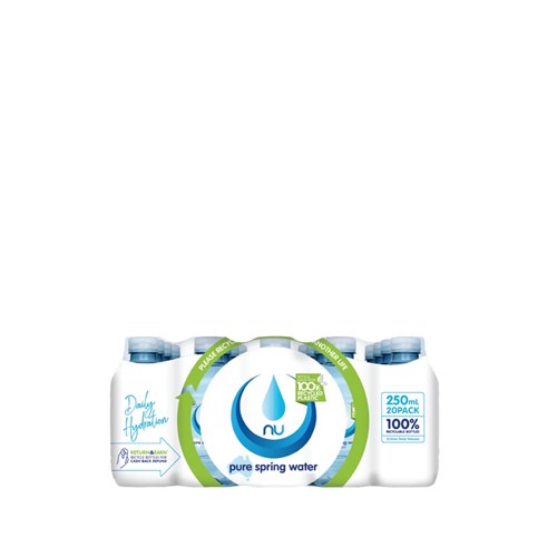 250ml SQR x 20 Spring Water Bottle