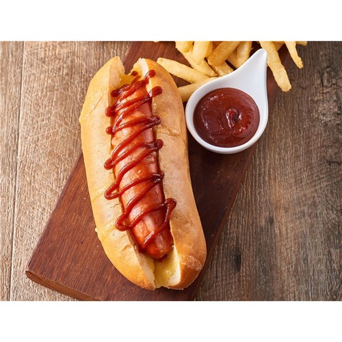 Milk Bun Hot Dog Roll Sliced 60pcs (14930)