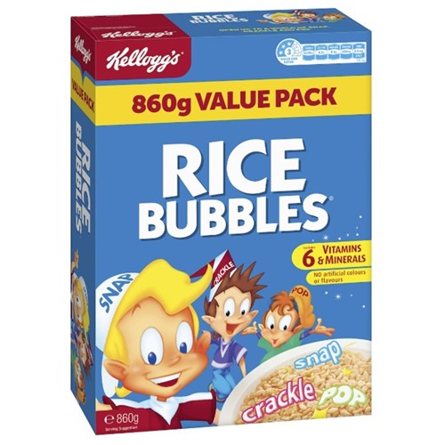Kelloggs Rice Bubbles 860gm