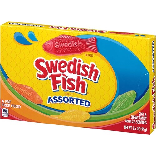 Swedish Fish Assorted Candy 3.5oz (99g)