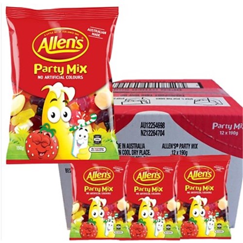 Allens Party Mix Lollies (12x190g)