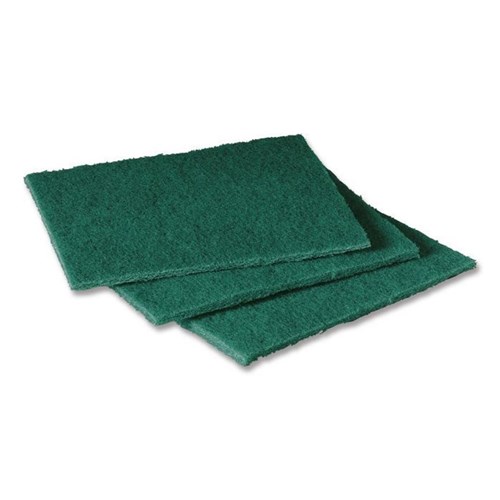 Green Scourer Pad 152mm x 96mm (6 Pack)