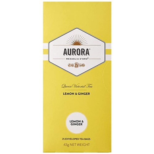 Aurora Lemon & Ginger Tea 25's Envelope