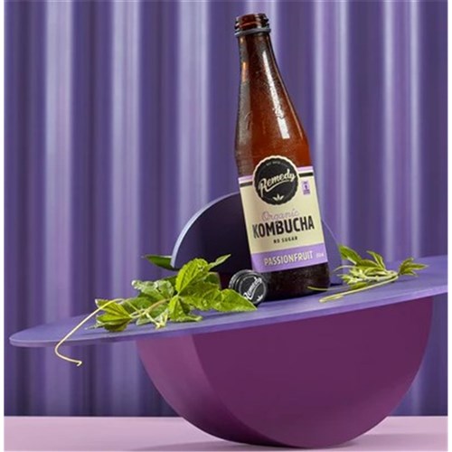 Passionfruit Kombucha Glass (12x330ml)