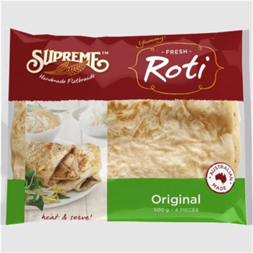 Roti Bread Plain Superme 500g