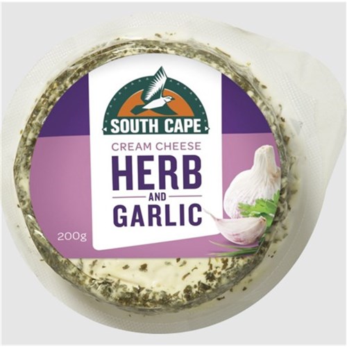 South Cape Garlic & Herb Cream Cheese 200g