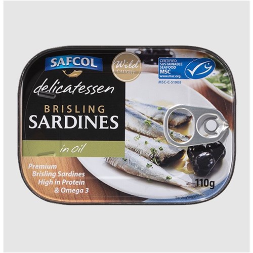 Sardines in Oil Brisling - Safcol 110g 
