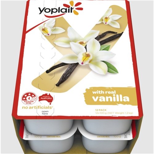 YOPLAIT Vanilla Yogurt12x100g (4)