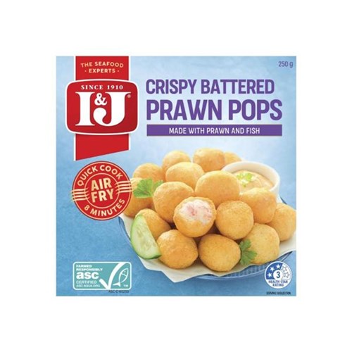 Prawn Pops Crispy Battered Gluten Friendly 1kg