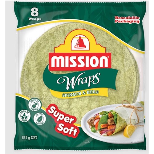 Spinach Tortilla 12" inch (Green)
