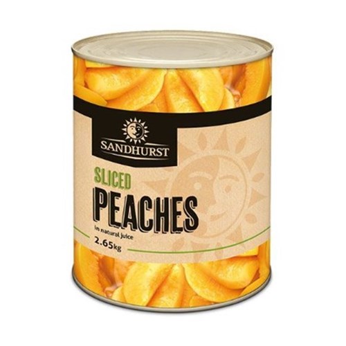Peach Slices In Natural Juice A10 3kg