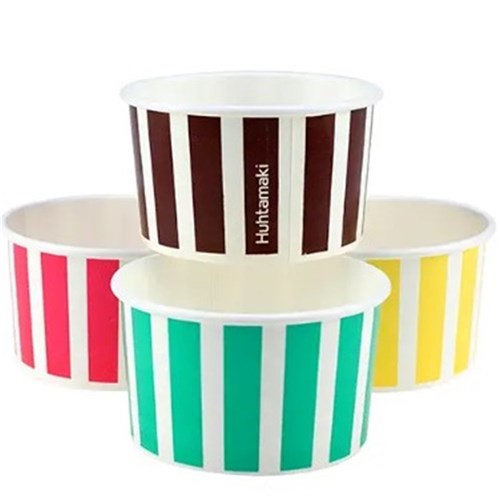 Ice Cream 5oz Paper Cup 50pc Stripe