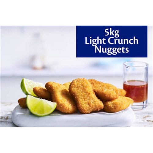 Chicken Nuggets Light Crunch (K) Seconds 5kg Bulk