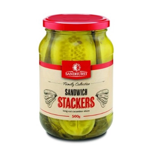 Gherkins Sliced Sandwich Stackers 